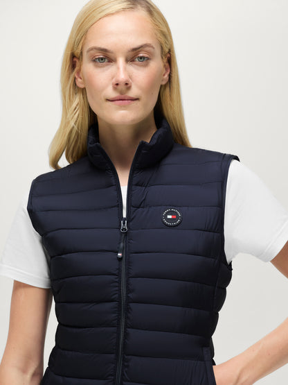 Tommy Hilfiger Equestrian Serano Quilted Vest DESERT SKY