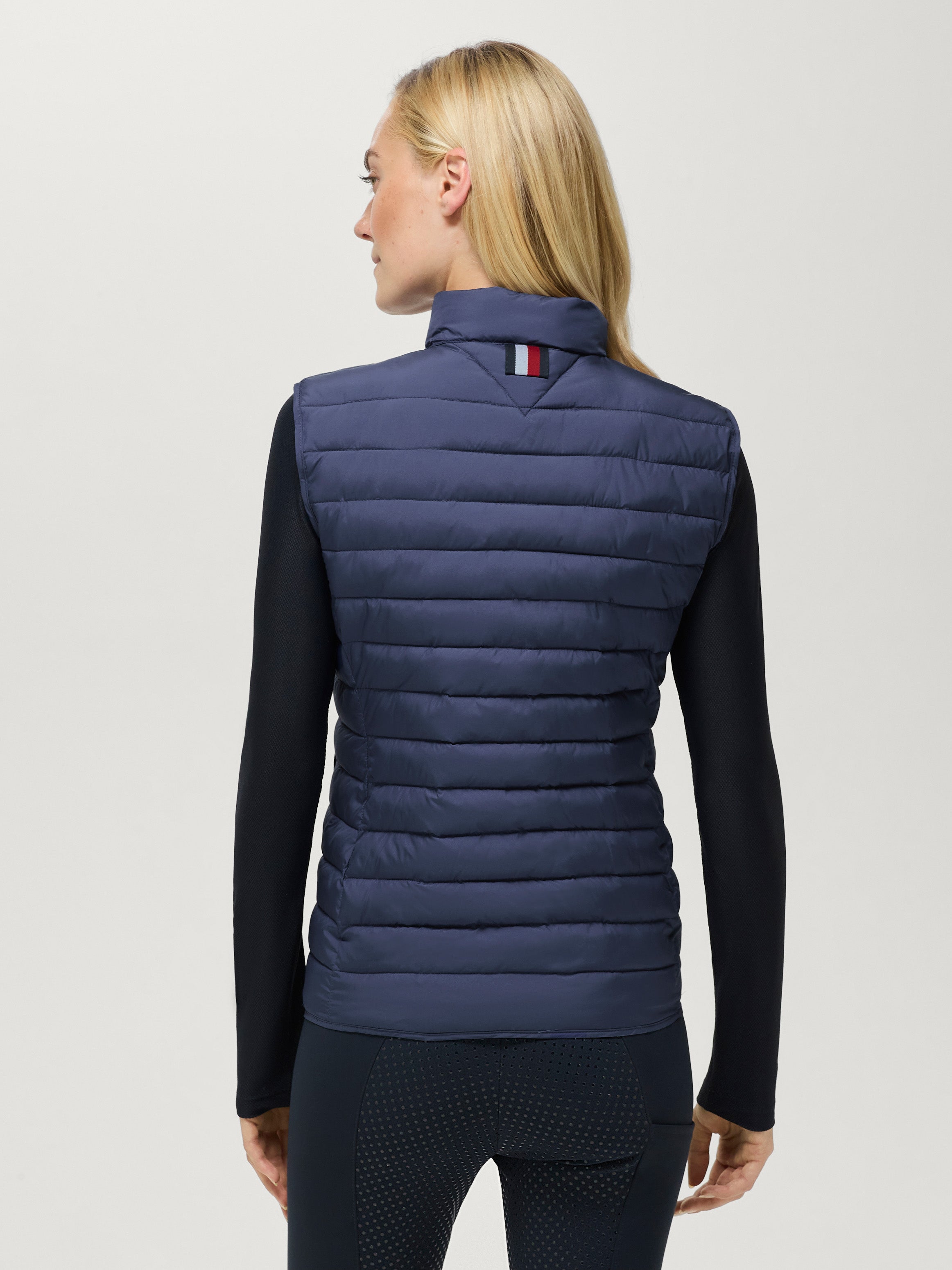 Tommy Hilfiger Equestrian Serano Quilted Vest FADED INDIGO