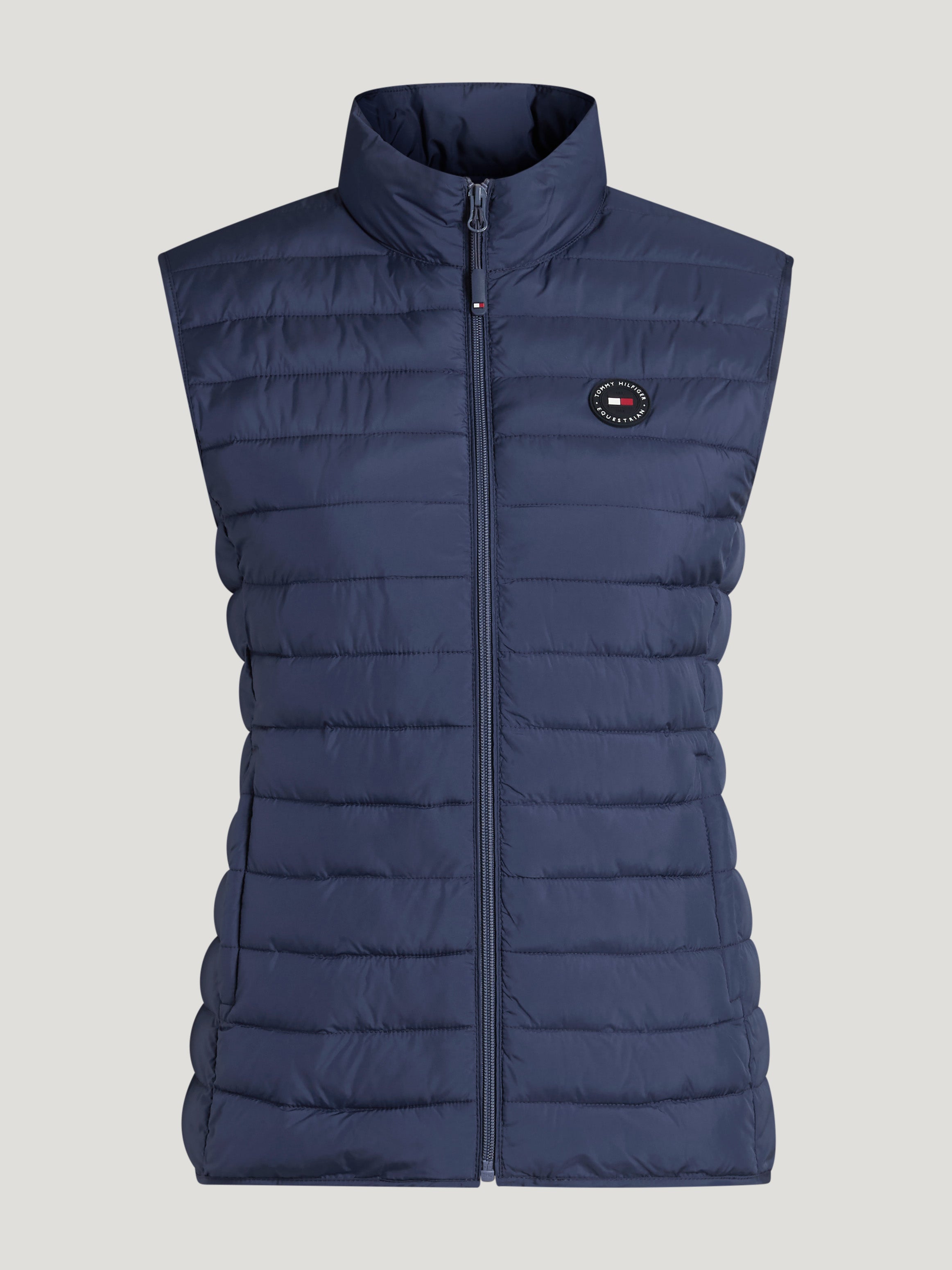 Tommy Hilfiger Equestrian Serano Quilted Vest FADED INDIGO