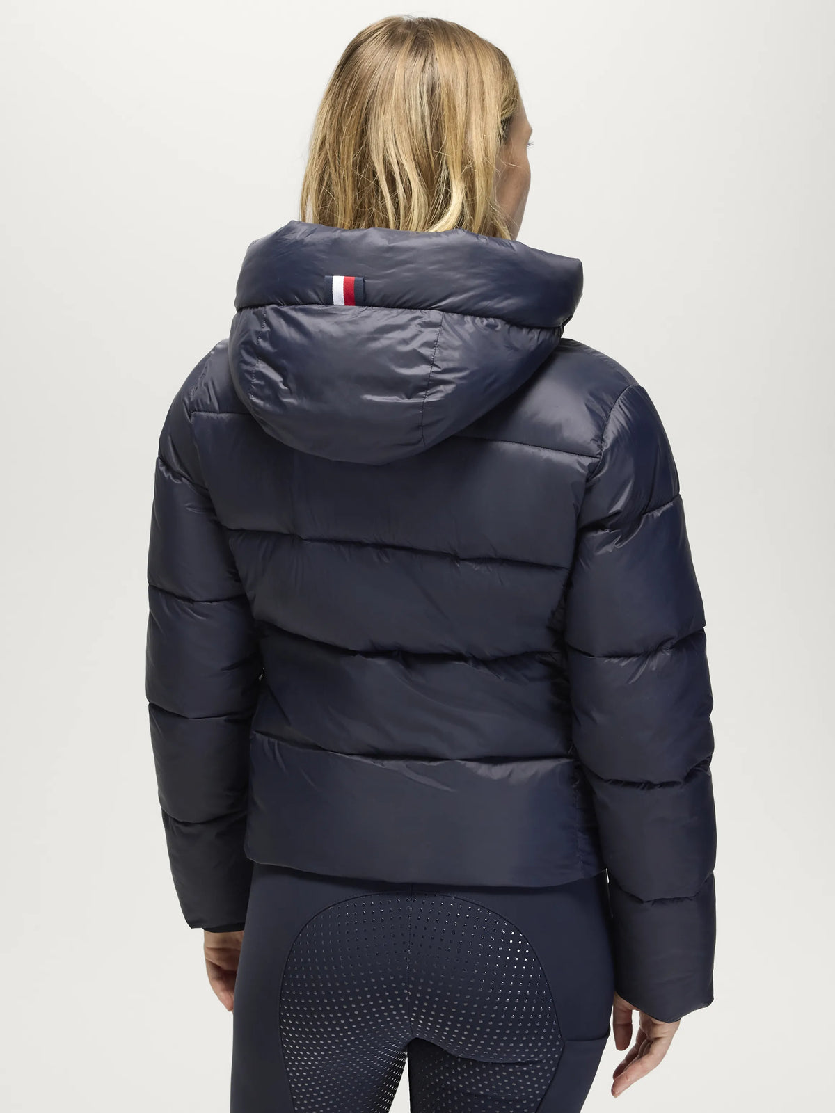 Tommy Hilfiger Equestrian Glendale Women Puffer Jacket DESERT SKY