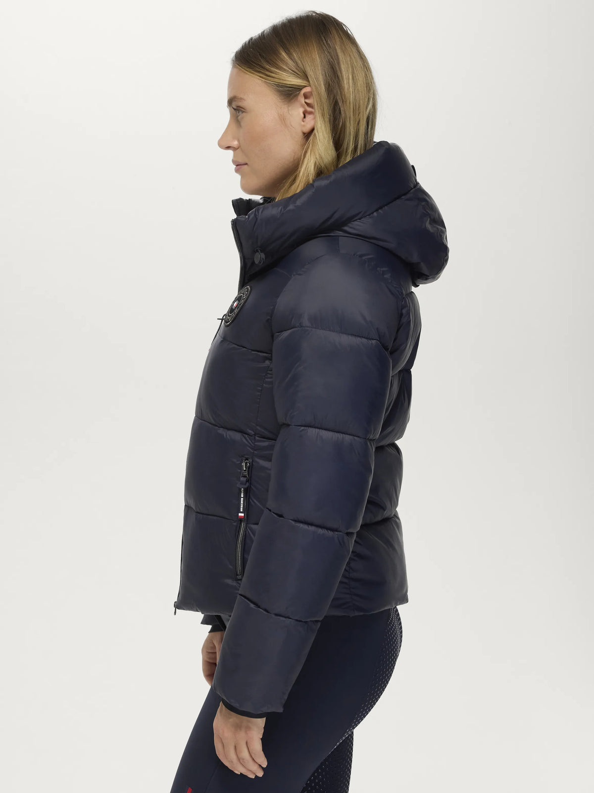 Tommy Hilfiger Equestrian Glendale Women Puffer Jacket DESERT SKY