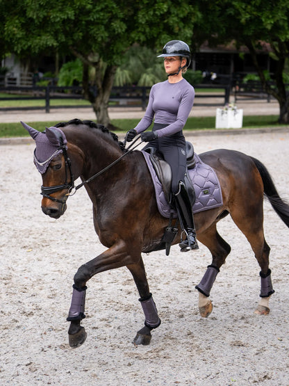 Equestrian Stockholm Dark Violet Saddle-pad