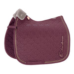Eskadron Heritage AW23 Sparkle Peacock Saddle Pad - Cassis