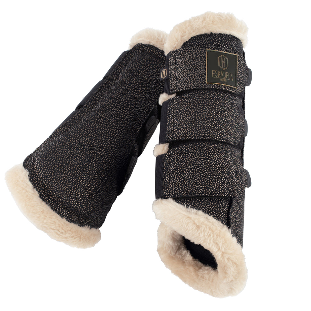 Eskadron Heritage 2024 Faux Fur / Mesh Stingray Boots - Black