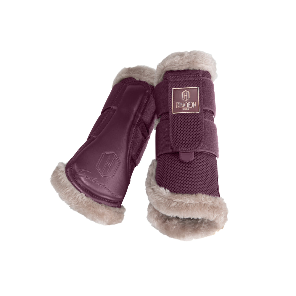 Eskadron Heritage AW23 Mesh Tendon Boots - Cassis