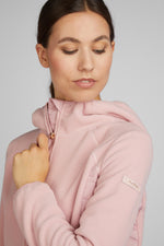 Eskadron Heritage AW23 Zip Hood Fleece Jacket - Pearl Rose