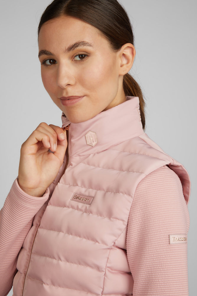 Eskadron Heritage AW23 Quilted Gilet - Pearl Rose