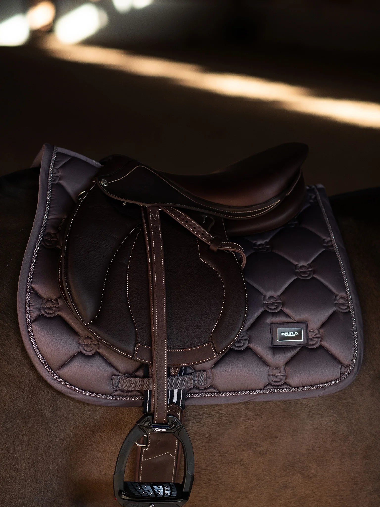 Equestrian Stockholm Dark Violet Saddle-pad