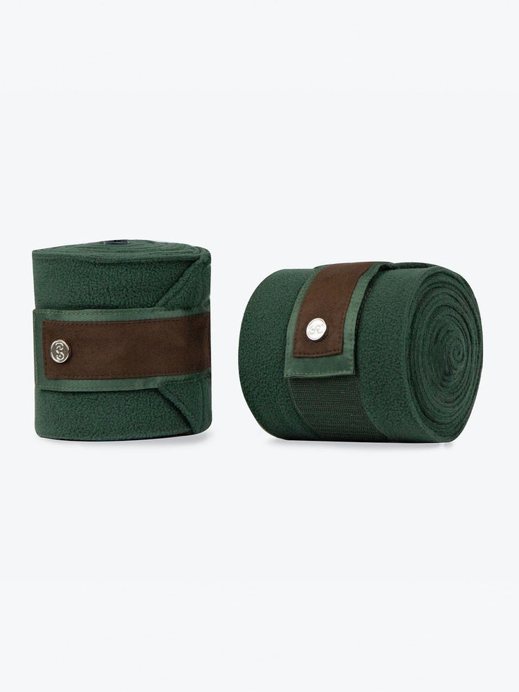 PS OF Sweden AW21 Hunter Green Brown Suede Bandages