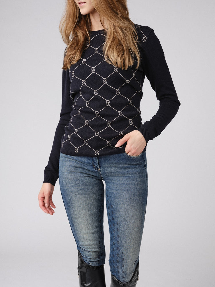 PS OF Sweden AW21 Linnea Sweatshirt - Navy