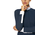 Cavalleria Toscana Elegant Embroidery Shirt - Navy