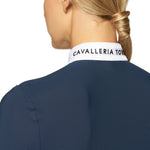 Cavalleria Toscana Elegant Embroidery Shirt - Navy