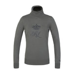 Kingsland AW22 Raylee Knitted Rollneck - Green Gunmetal