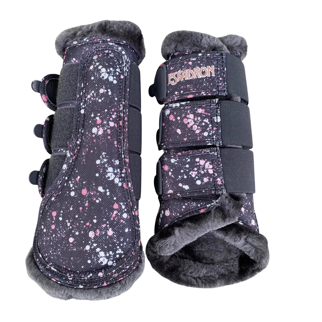 Eskadron 2021 Graffiti Faux Fur Boots - Stormy Rose