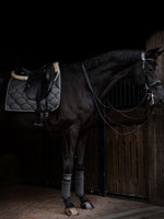 PS OF Sweden Limited Edition Christmas Stardust Saddle Pad - Gun metal