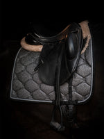 PS OF Sweden Limited Edition Christmas Stardust Saddle Pad - Gun metal