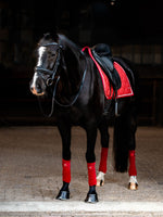 PS OF Sweden Limited Edition Christmas Stardust Saddle Pad - Dark Red