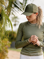 PS OF Sweden SS22 Silva Sweatshirt - Khaki