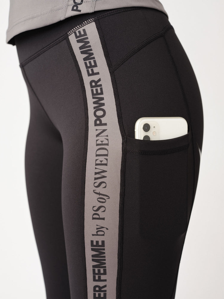PS OF Sweden AW22 Emina Grip Tights - Black