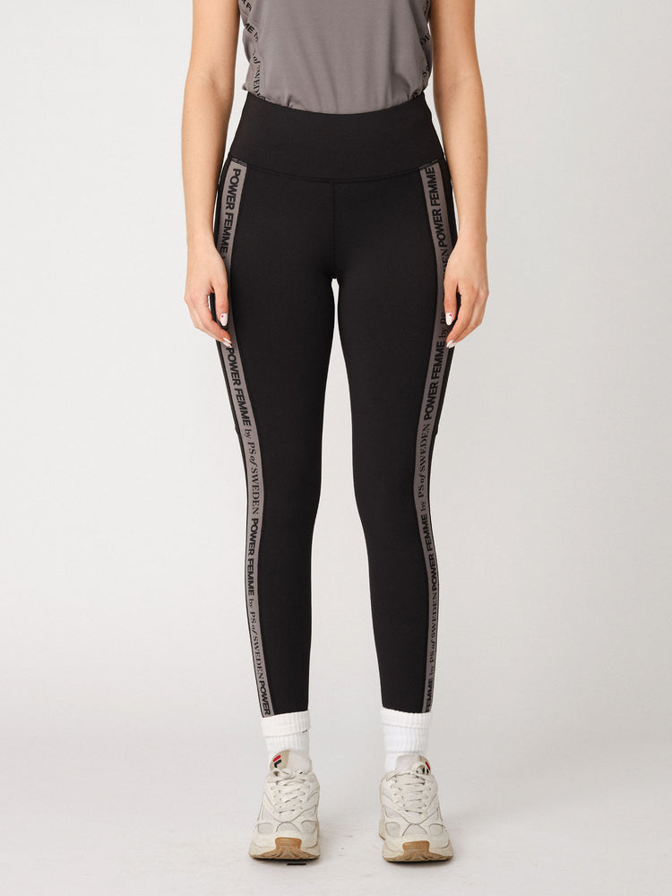 PS OF Sweden AW22 Emina Grip Tights - Black