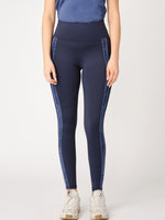 PS OF Sweden AW22 Emina Grip Tights - Navy