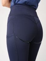 PS OF Sweden AW22 Emina Grip Tights - Navy