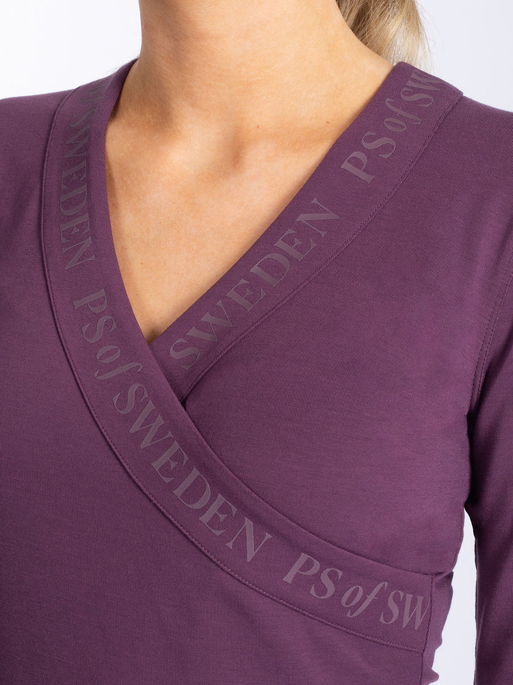 PS OF Sweden AW22 Honore Wrap - Hortensia