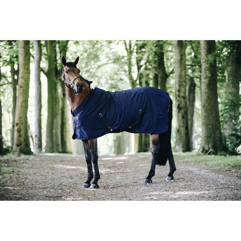 Kentucky Cotton Sheet Horse Rugs - Navy & Black