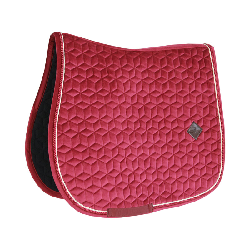 Kentucky Velvet Dressage Saddle Pad - Fuchsia Pink