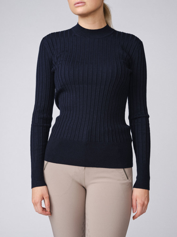 PS OF Sweden SS22 Klara Sweatshirt - Navy