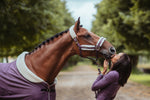 Equestrian Stockholm AW21 Orchid Bloom Faux Fleece Rug