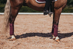 Equestrian Stockholm AW20 Purple White Edge Bandages