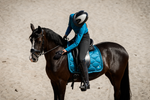 PS OF Sweden AW22 Ruffle Saddle-pad - Petrol