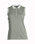 PS OF Sweden Limited SS21 Minna Sleeveless Polo - Sand & Thyme