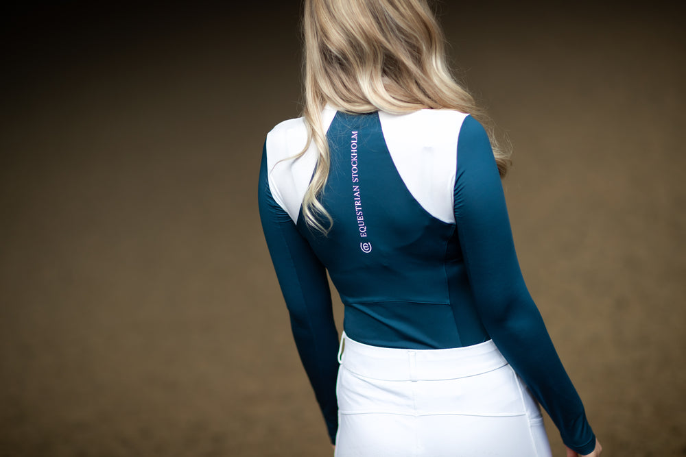 Equestrian Stockholm Light Breeze Competition Shirt Blue Meadow
