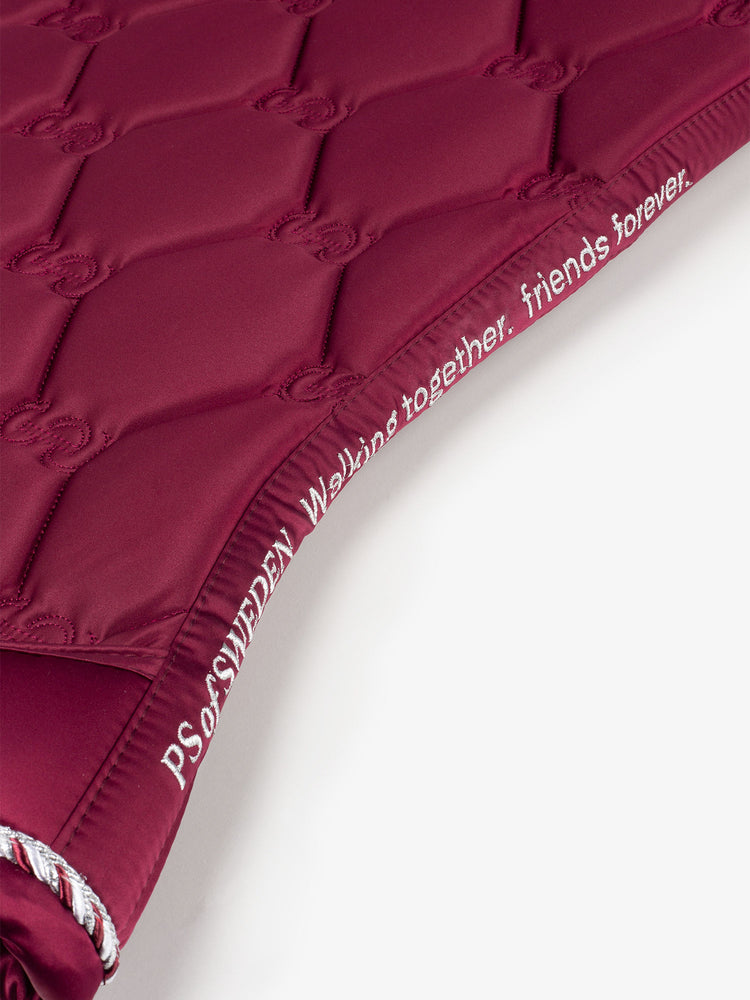 PS OF Sweden Signature Saddle-pad - Wine