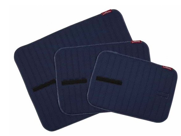 LeMieux Memory Foam Bandage Pads - Navy (Pair)