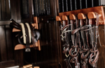 Kentucky Grooming Deluxe Wooden Bridle Rack - Limited Edition