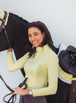 Equestrian Stockholm SS21 Soft Lemon Vision Top