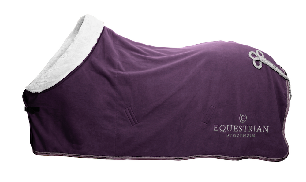 Equestrian Stockholm AW21 Orchid Bloom Faux Fleece Rug