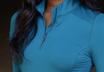 Equestrian Stockholm Aurora Blue Vision Long Sleeve Training Shirt