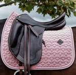 Kentucky Horsewear Velvet Saddle-pad - Old Rose