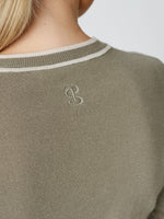 PS OF Sweden SS22 Silva Sweatshirt - Khaki