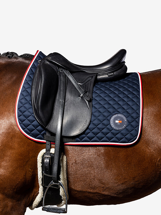 Tommy Hilfiger Global Waffle Dressage Saddle-pad - Desert Sky