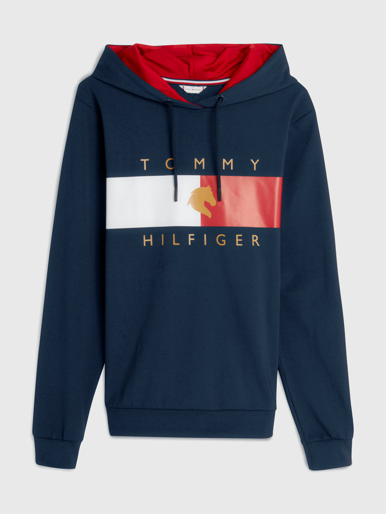 Tommy Equestrian SS23 Performance Hoodie - Desert Sky