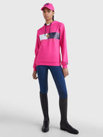 Tommy Equestrian SS23 Performance Hoodie - Hot Magenta