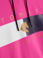 Tommy Equestrian SS23 Performance Hoodie - Hot Magenta