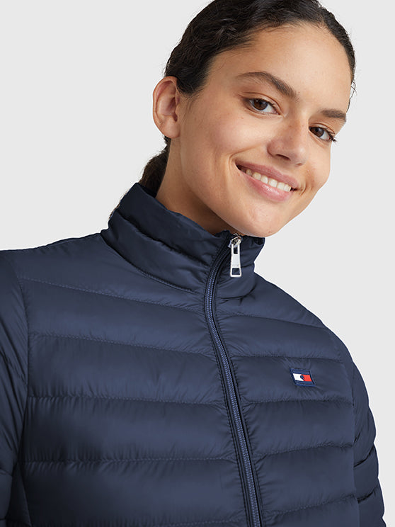 Tommy Hilfiger AW22Light Re-Down Jacket- Desert Sky