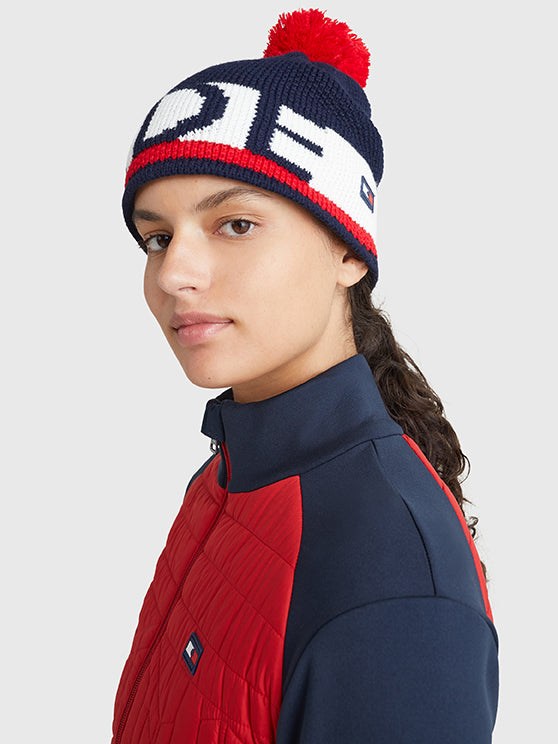 Tommy Hilfiger AW22 Ride Pom Pom Beanie