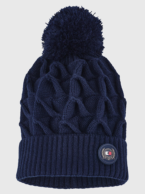 Tommy Hilfiger AW22 Pom Pom Beanie - Desert Sky
